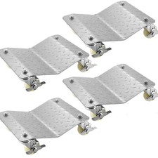 4X PKW Rangierhilfe je 680 kg Auto Rangierroller Rangierheber Wagenheber Rolle