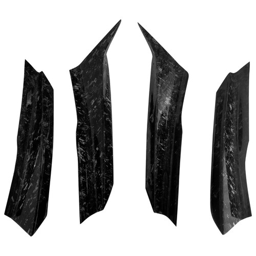 For SUBARU WRX STI 2018-2021 Front Bumper Upper Canards Splitter Vent Air Knife - Picture 2 of 10