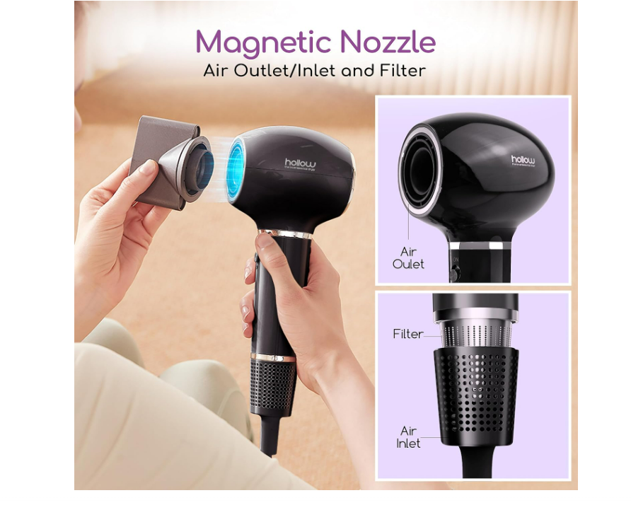 Dryer Vacuum Hair Reverse Hair Dryer Amazon Hollow