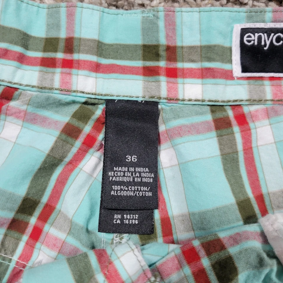 Pantalones Cortos Enyce Para Hombre 36 Coloridos Cuadros Retro Hip Hop Retro Foto 3 de 4