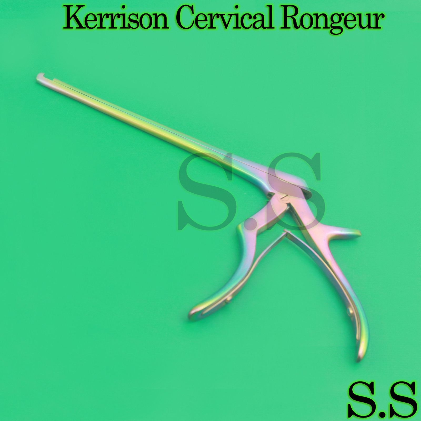 Color Rongeur 1 Piece Kerrison cervical rongeur 5MM Up Bite 90 Degree Angle Rainbow ...