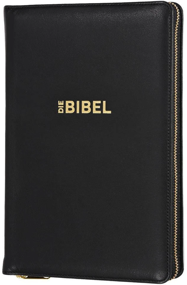 Schlachter 2000 Bibel - Taschenausgabe (Softcover, schwarz, Goldschnitt, Re - Bild 1 von 1