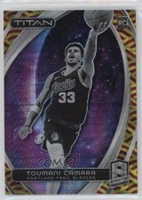 2023 Spectra Titan International Red & Yellow Prizm /49 Toumani Camara #97 2s2