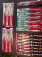 Lot of 20 New Toothbrushes Colgate Wave 360 Reach Total Care Soft Mixed Bulk