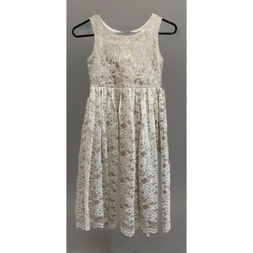 Bois Dream Girls Beautiful Dress- Flower Girl Party SZ 10 Youth Long - Image 2 of 4