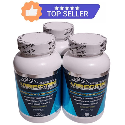 Virectin Male Performance Supplement   Boosts Stamina, Drive & Blood Flow, 3-Pac