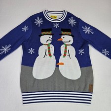 Tipsy Elves Mens XL Ugly Christmas Sweater Office Party Funny Holiday Snowman