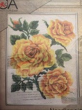 Printed needlepoint tapestry Gobelin  kit With Floss  Needle 20x25 Cm  Rto