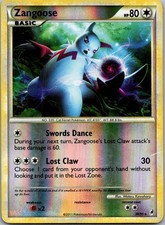 Zangoose Reverse Holo Rare Call of Legends 39/95 LP on eBay
