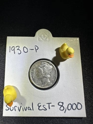 1930-P  Mercury Silver Dime,  Very Fine-Extra