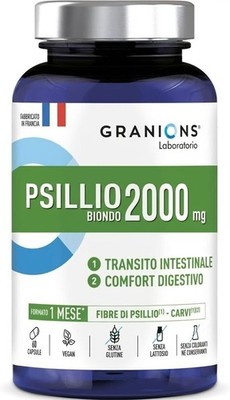 PSILLIO blond 2000mg 60 pflanzliche Kapseln | 1760mg Ballaststoffe + Kreuzkümmelextrakt