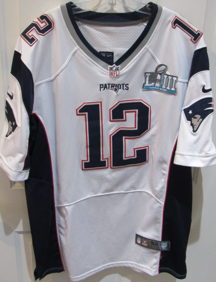 Tom Brady New England Patriots Super Bowl 53 LIII NFL Jersey Nike