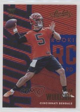 2018 Panini Absolute Rookie Spectrum Blue Logan Woodside #113 0l1
