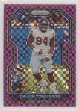 2020 Panini Prizm Purple Power Prizm 20/49 Dalvin Tomlinson #165 6s2