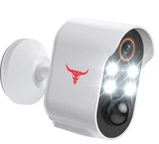 1080p WiFi Outdoor Security Camera, AI Detection, Night Vision, 2 Way Talk