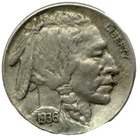 1936 Buffalo Nickel - AU
