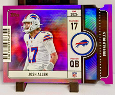 2026 Topps Flagship Admit One Big Ticket Player Pink Foil Josh Allen #BTP-2