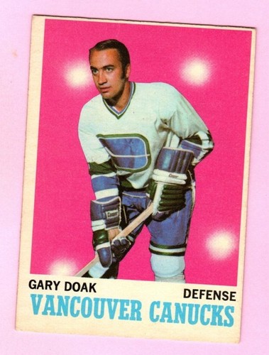 Gary Doak #114 1970 O-Pee-Chee card