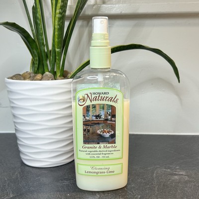 Howard Natural Granite & Marble Cleaner 12 Oz Discontinued Lemongrass Lime