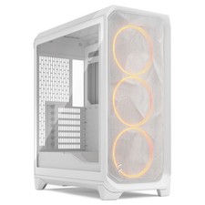 Fractal Design Meshify 3 White RGB TG Clear Tint Mid Tower ATX FD-C-MES3A-07
