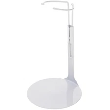 Kaiser 2001 White Adjustable Doll Stand fits 6.5-11 inch Dolls or Action Figures