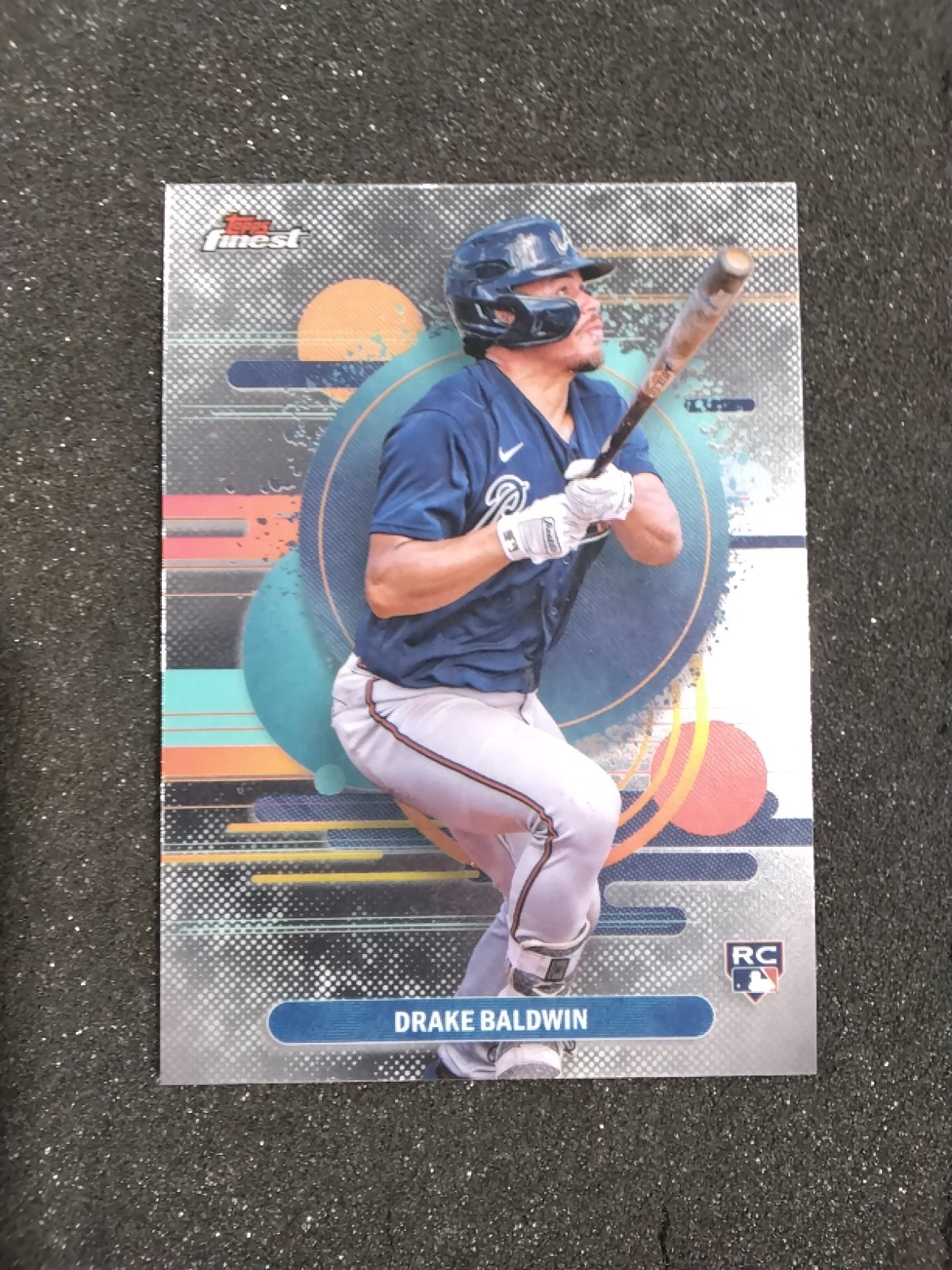 2025 Topps Finest Uncommon RC Card #183 Drake Baldwin Atlanta Braves