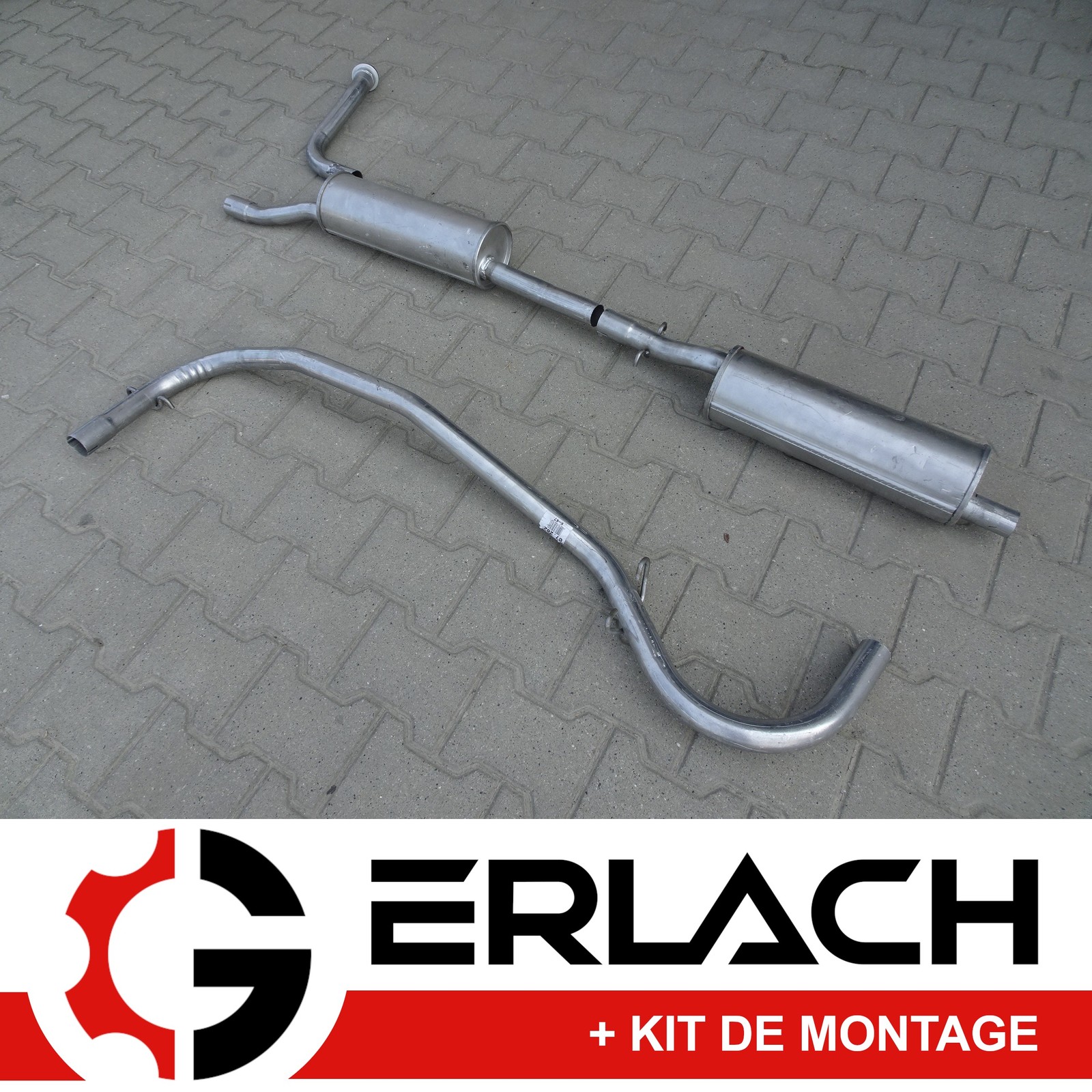 Silencieux échappement Fiat Ducato 2.5 D 4x4 série 3857 pot de détente arrière utilitaire