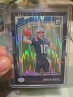 2024 Panini Donruss Optic - Rated Rookie Drake Maye #229 Purple Shock Prizm (RC)