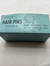 Vintage Diane Invisible Hairpins Model N480 Made In France, Full Box