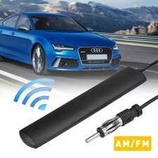 Universal Car Hidden Amplified Antenna Kit Electronic Stereo Amfm Radio 12v