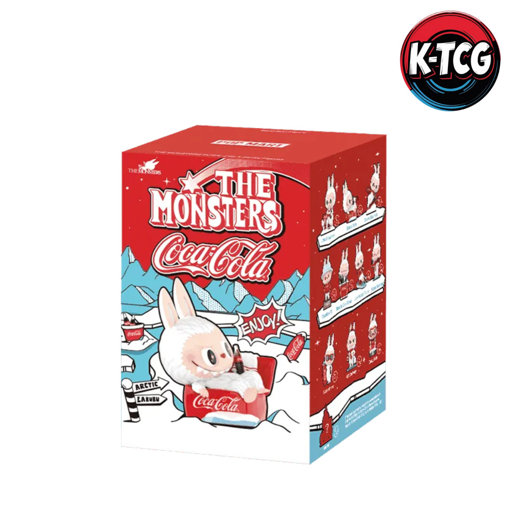 Figurine Labubu Coca-Cola blind box Pop Mart série The Monsters en vinyle
