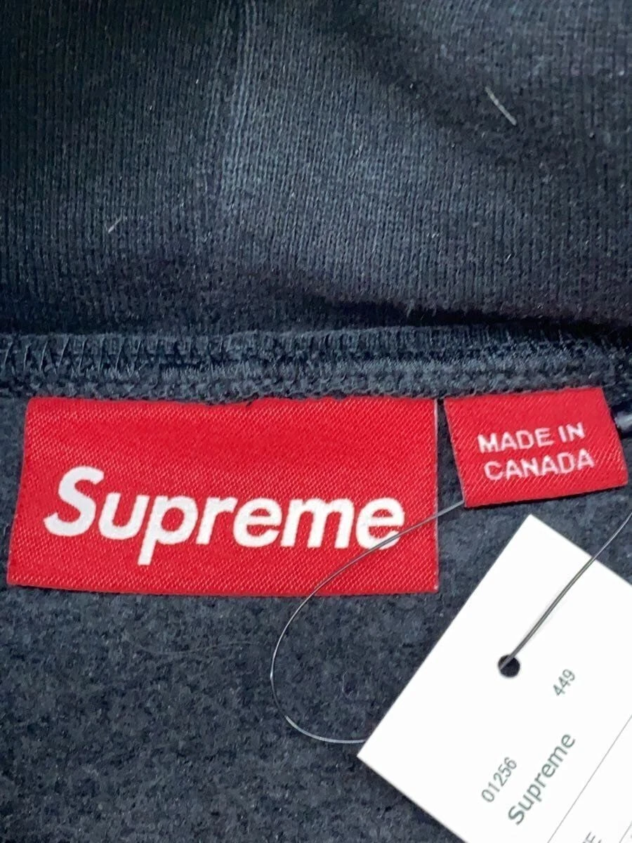 Felpa con cappuccio Supreme L cotone nero $ usata