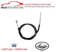 HANDBRAKE CABLE PAIR REAR LINEX 140209 2PCS FOR FIAT MULTIPLA 1.6L,1.9L