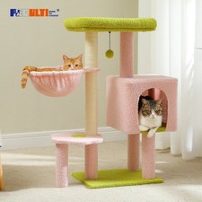 Cat Tree Scratching Post with 5-Layer Hammock Condo for Indoor Cats