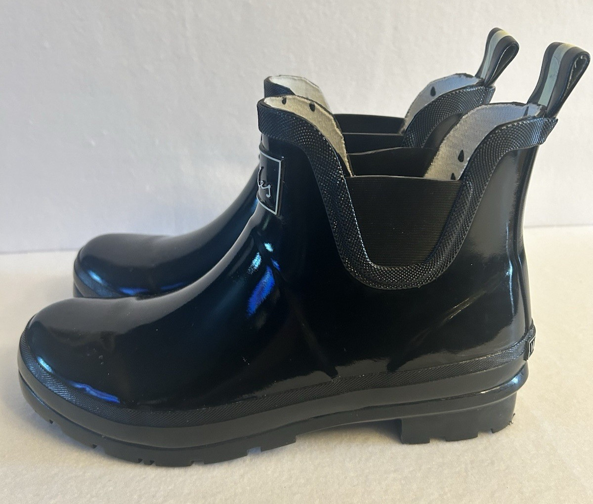 Joules Rosalind Wellibob Gloss Rain Boot Women's Size 9 Black image 4