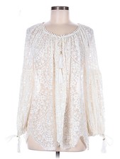 Zimmermann Women Ivory Long Sleeve Blouse S