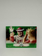 2025 Topps Stadium Club Mike Trout #32 Green Foil 189/199