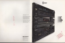 1991 Sony High Fidelity Components catalog 39 pages