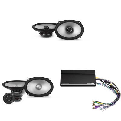 Alpine KTA-450 4 Ch.Power Pack Amp w/ S2-S69 & S2-S69C S-Series Speakers