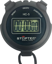Stoptec Stoppuhr -5 Start-Stopp Reset spritzw...