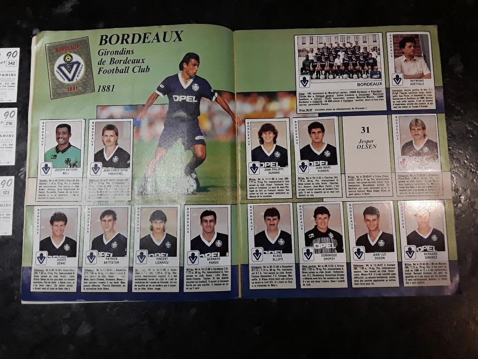 Panini Football Album Foot 90 Incomplet 383/414 - Photo 4/4