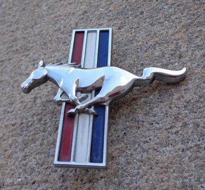 Ford Mustang driverside LH fender emblem badge decal logo OEM Genuine Original