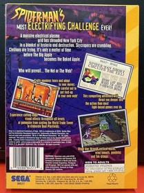 Sega 32x Spider-Man Web Of fire Super Clean, CIB, Registration Card. MEGA RARE