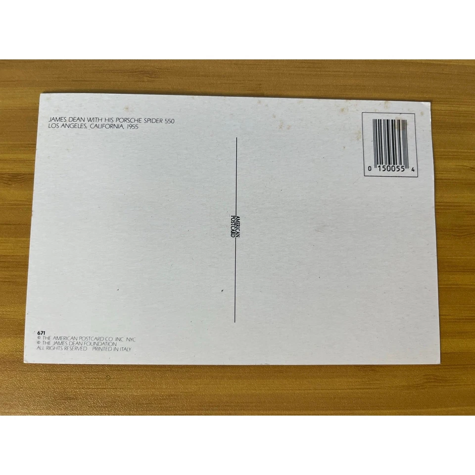 Vintage James Dean Postcards Lot of 5  - Image 3 of 4