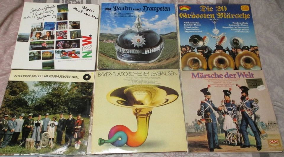 24 x Marsch/Militär Musik ,Fanfaren,Polizei-Märsche, etc. aus Nachlaß - Bild 4 von 4