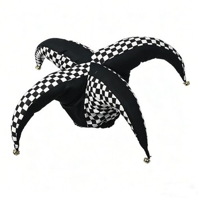 Unisex Jester Hat Clown Hat Carnival Jester Hat with Bells Halloween Joker Hat