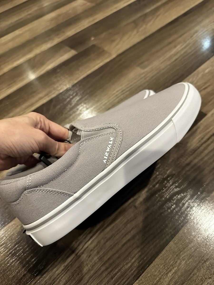 Airwalk Laze Grey Slide Sneakers Slip on Men's Size 8 NWT | eBay
