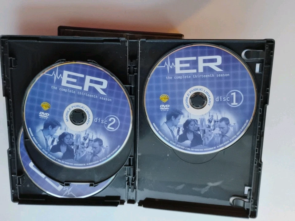 ER: The Complete Series DVD Seasons 13 , 14 , 15 Only Ex Library Copy  - Image 3 of 4