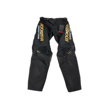 Fly Racing Rockstar Kinetic Mesh Tech Motocross Pants Size 30 Black Gold Biker