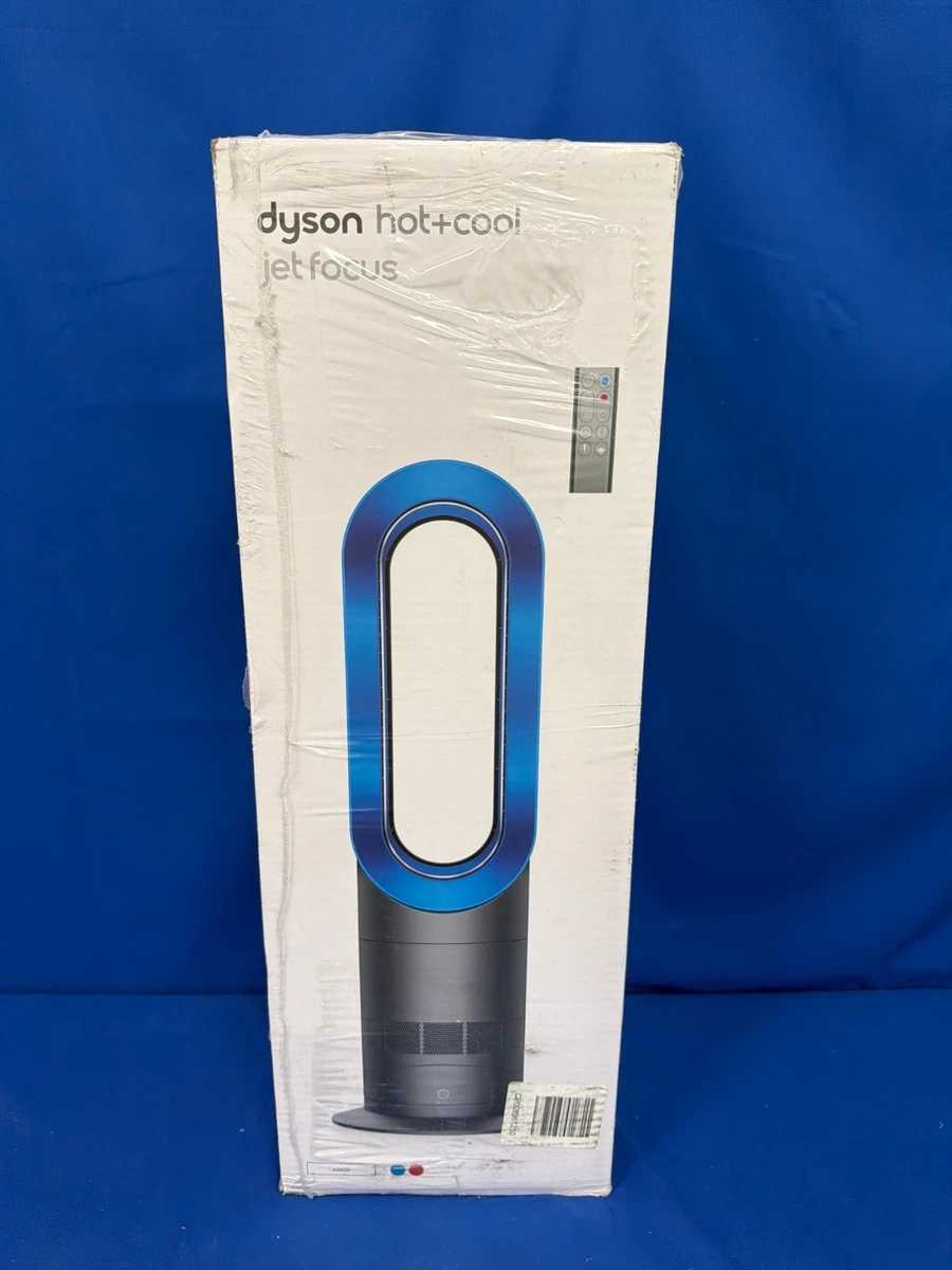 Dyson AM09 Hot+Cool Tower Fan - Iron/Blue-NEW | eBay